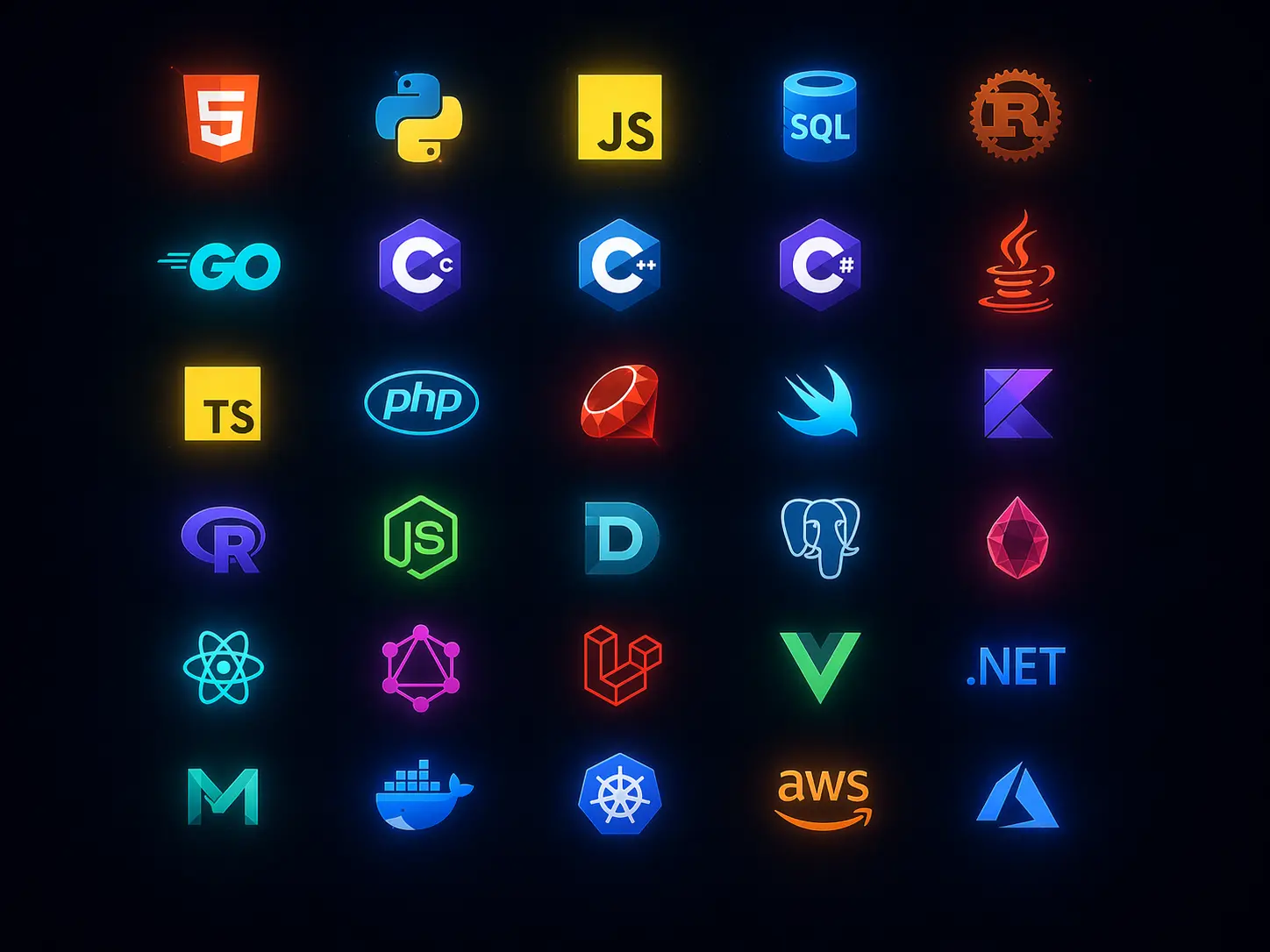30 programming languages available on CodeLearn Pro